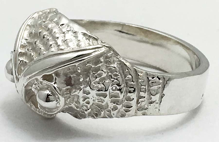 .925 Sterling Silver Owl Ring image 2