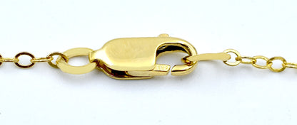 Genuine 0.46 Cts diamond pendant 14k Solid Yellow Gold image 3