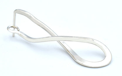 ED LEVIN ENDLESS BRAID EARRINGS .925 Sterling Silver image 2