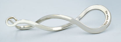 ED LEVIN ENDLESS BRAID EARRINGS .925 Sterling Silver image 5