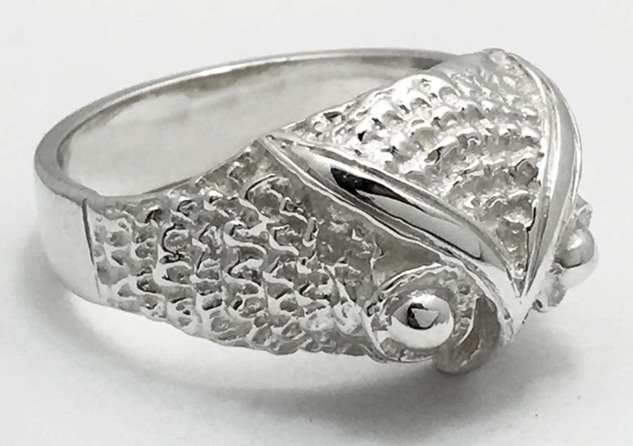 .925 Sterling Silver Owl Ring image 1