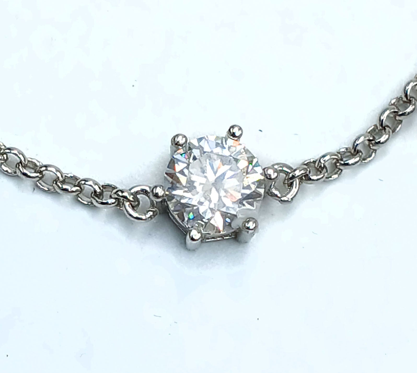 LAB GROWN MOISSANITE 1.0 Ct BRACELET .925 STERLING SILVER image 3