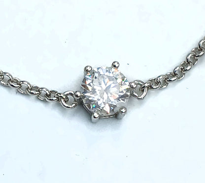 LAB GROWN MOISSANITE 1.0 Ct BRACELET .925 STERLING SILVER image 3