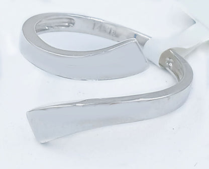 Toe Ring 14k Solid white gold image 3