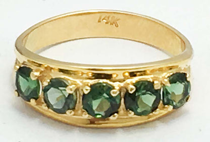 NATURAL 1.15 Carat ALEXANDRITE 14k Yellow Gold Ring image 0