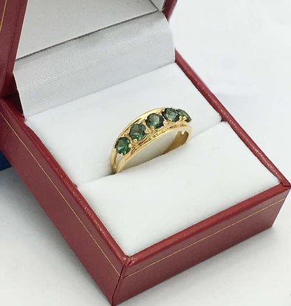 NATURAL 1.15 Carat ALEXANDRITE 14k Yellow Gold Ring image 3